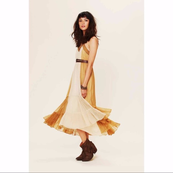 Free People Dresses & Skirts - Free People True Romance Tiered Chiffon Dress